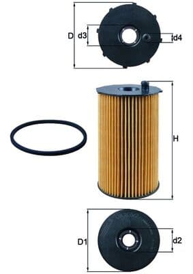 205/2D Oljefilter