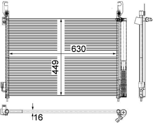 588 000P Kondensor klimatanläggning