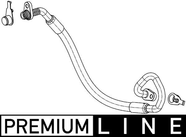 101 000P Högtrycksledning klimatanläggning från MAHLE - bild 2