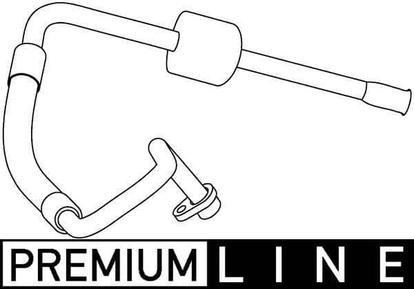 98 000P Varibelttrycksledning klimatanläggning från MAHLE - bild 2