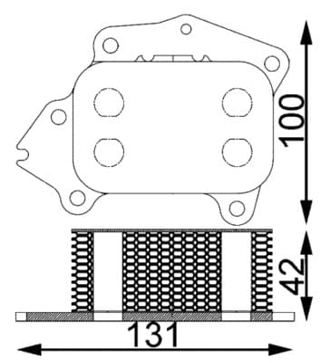 194 000S Oljekylare motor