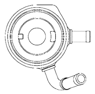 195 000S Oljekylare motor
