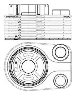 196 000S Oljekylare motor