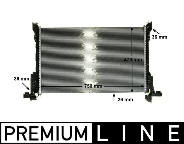 86 000P Kylare motorkylning