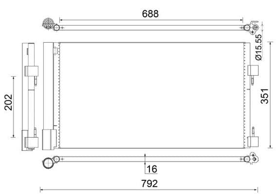 486 000S Kondensor klimatanläggning