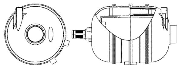 10 000S Expansionsbehållare kylmedel