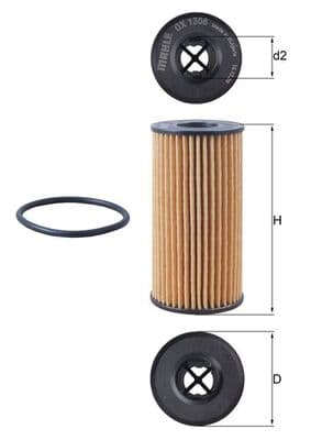 1308D Oljefilter