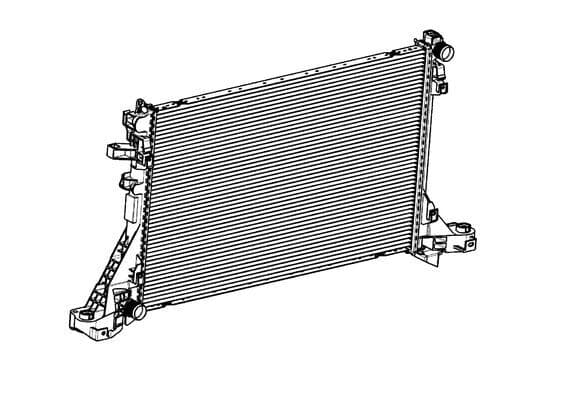 2724 000P Kylare motorkylning