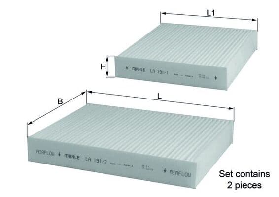 191/S Filter kupéventilation
