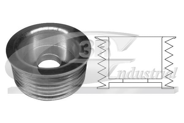 Remskiva generator från 3RG