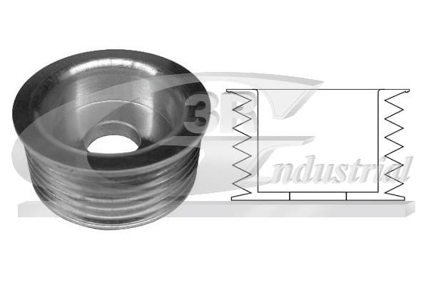 Remskiva generator från 3RG