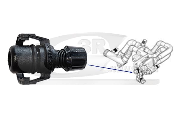 Låsplugg kylmedelsfläns från 3RG - bild 2