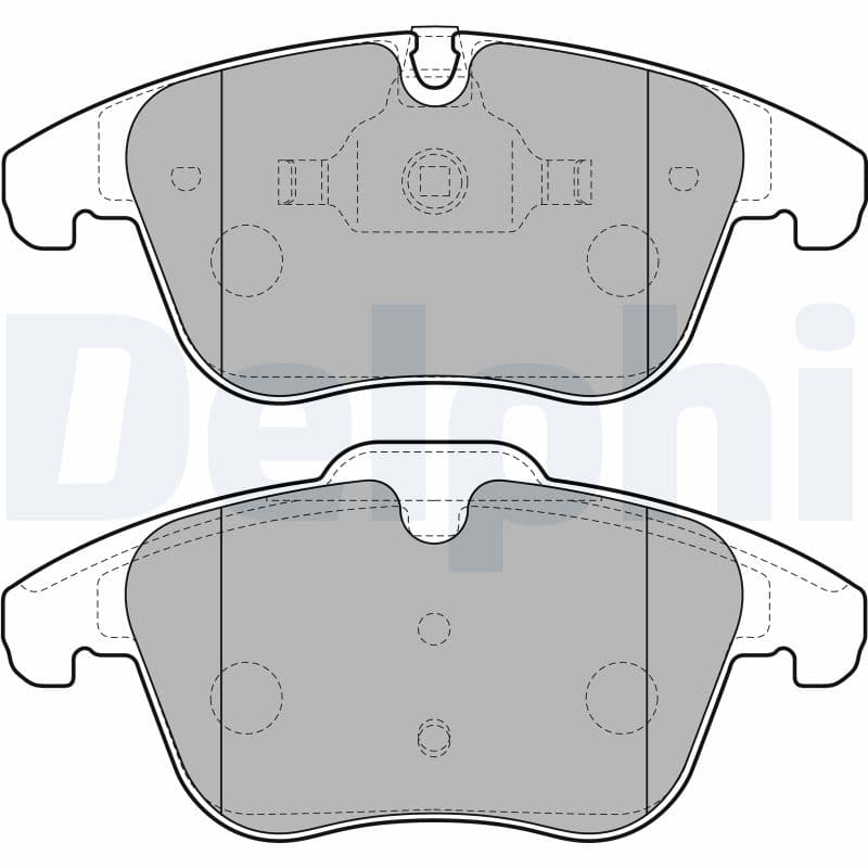 Bromsbeläggssats skivbroms från DELPHI