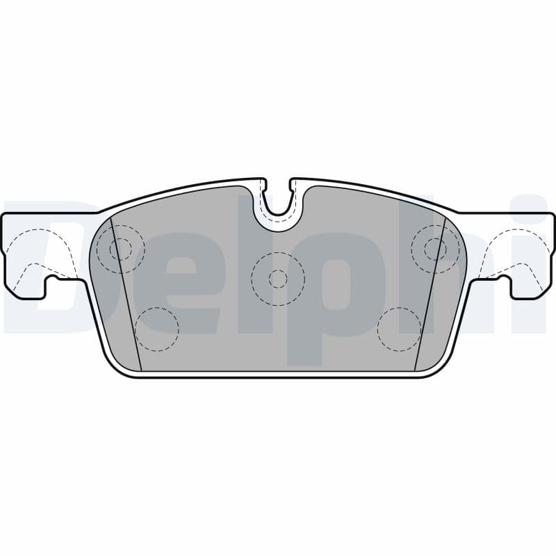 Bromsbeläggssats skivbroms från DELPHI