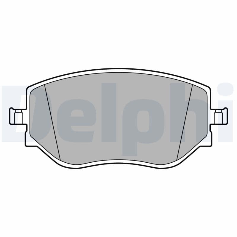 Bromsbeläggssats skivbroms från DELPHI