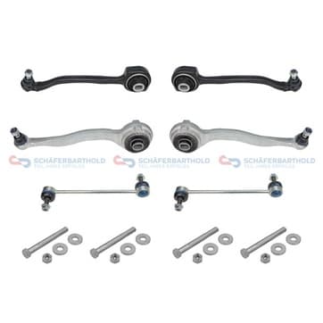 Länkarmsats, hjulupphängning, Framaxel höger — Framaxel höger från Autofrance