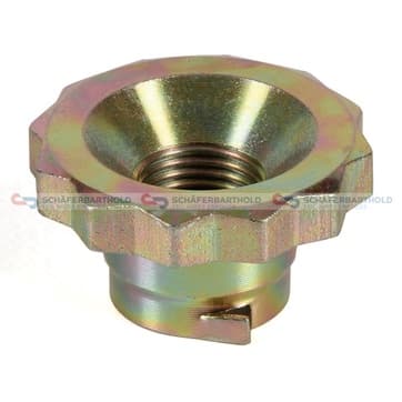 Axelmutter, drivaxel, Framaxel