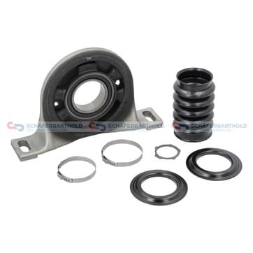 Upphängning, kardanaxel, Bak