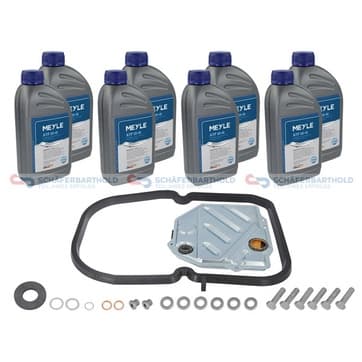 Delssats, automatväxellådsolje byte