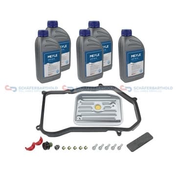 Delssats, automatväxellådsolje byte