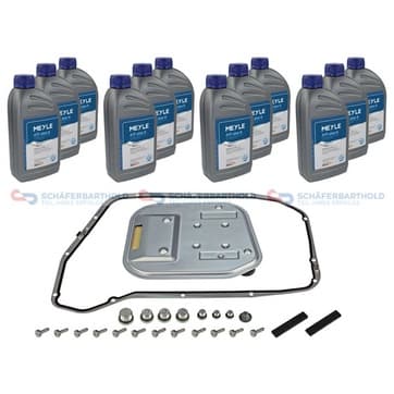 Delssats, automatväxellådsolje byte