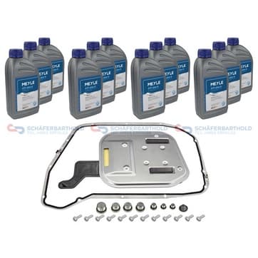 Delssats, automatväxellådsolje byte