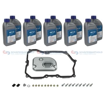 Delssats, automatväxellådsolje byte