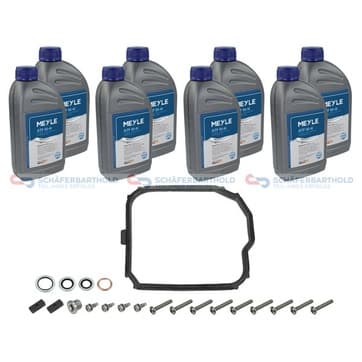 Delssats, automatväxellådsolje byte