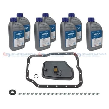 Delssats, automatväxellådsolje byte