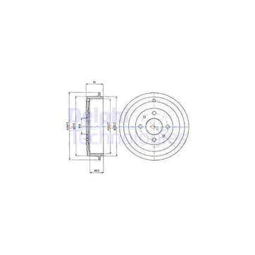 Bromstrumma 49 4 Ø-250mm från Autofrance