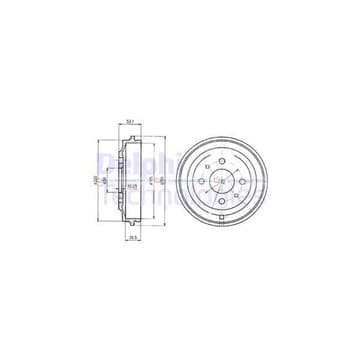 Bromstrumma 37 4 Ø-219mm från Autofrance