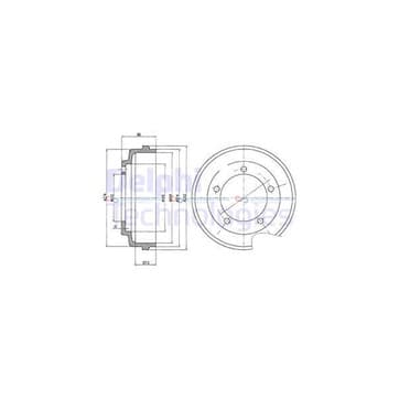 Bromstrumma 58 5 Ø-292mm från Autofrance