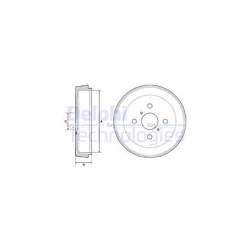 Bromstrumma 41 4 Ø-233mm från Autofrance