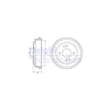 Bromstrumma 40 4 Ø-220mm från Autofrance