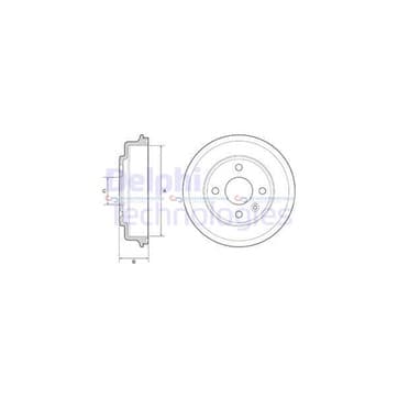 Bromstrumma 43 4 Ø-244mm från Autofrance