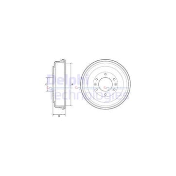 Bromstrumma 64 4 Ø-343mm från Autofrance