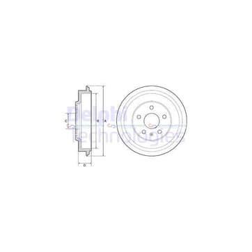 Bromstrumma 39 5 Ø-290mm från Autofrance