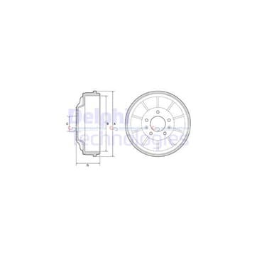 Bromstrumma 68 5 Ø-298mm från Autofrance