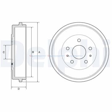 Bromstrumma 50 5 Ø-228mm från Autofrance