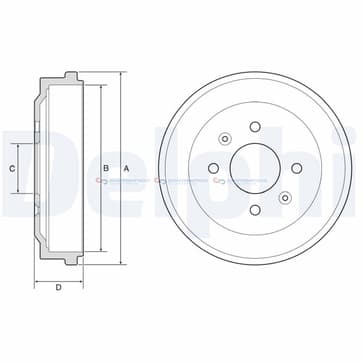 Bromstrumma 41 4 Ø-230mm från Autofrance