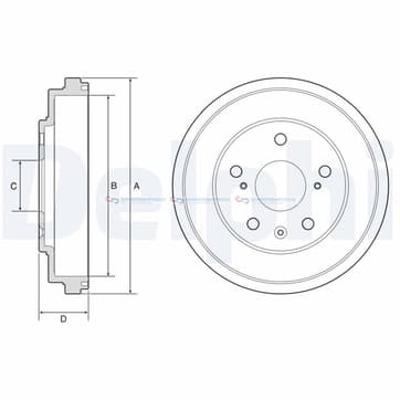 Bromstrumma 41 5 Ø-262mm från Autofrance