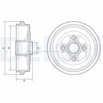 Bromstrumma 52 4 Ø-244mm från Autofrance
