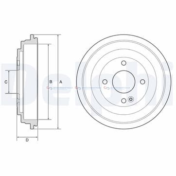 Bromstrumma 37 4 Ø-252mm från Autofrance