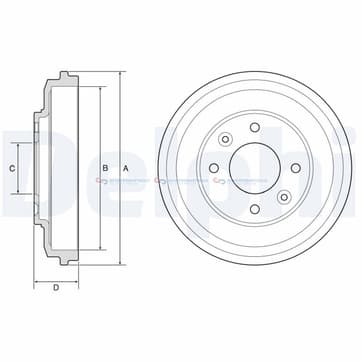 Bromstrumma 37 4 Ø-270mm från Autofrance