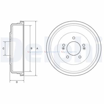 Bromstrumma 60 5 Ø-299mm från Autofrance