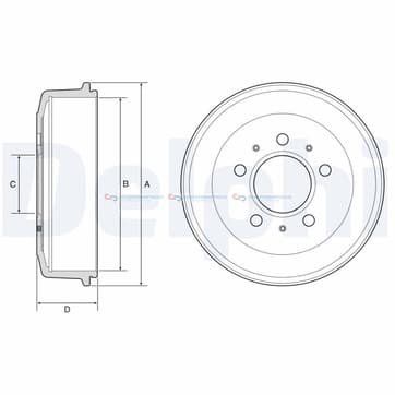 Bromstrumma 70 5 Ø-296mm från Autofrance