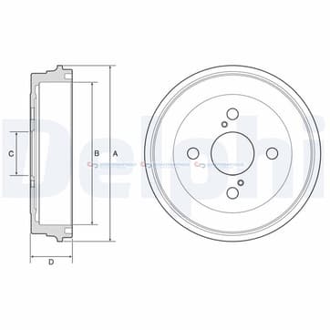 Bromstrumma 40 4 Ø-221mm från Autofrance