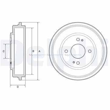 Bromstrumma 46 4 Ø-246mm från Autofrance