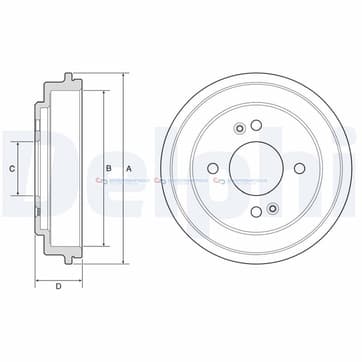 Bromstrumma 36 4 Ø-220mm från Autofrance