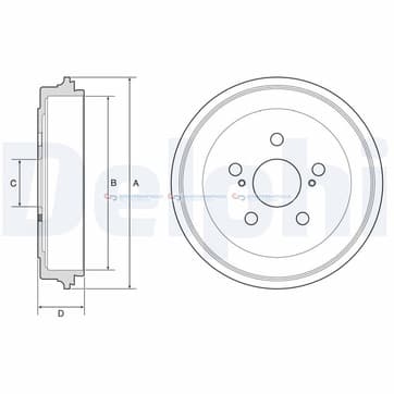 Bromstrumma 45 4 Ø-282mm från Autofrance